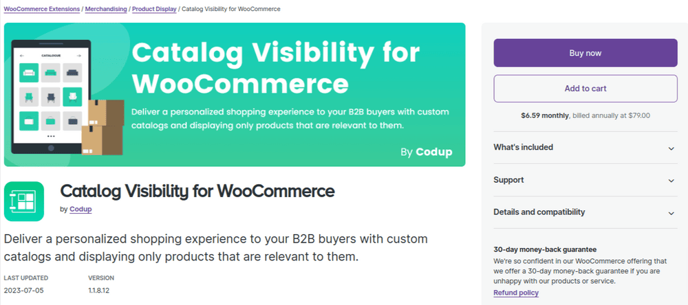 Catalog Visibility for WooCommerce