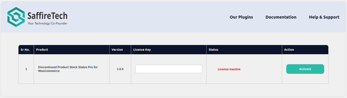 License Activation